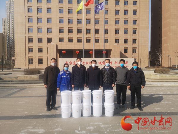 【甘肅全民戰(zhàn)“疫”】暖心！民革蘭州市委會(huì)捐助首批1噸防疫物資（圖）