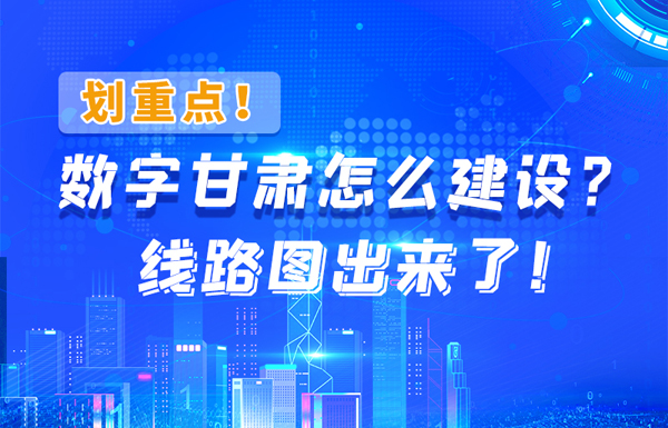 圖解|劃重點(diǎn)！數(shù)字甘肅怎么建設(shè)？線路圖出來了！