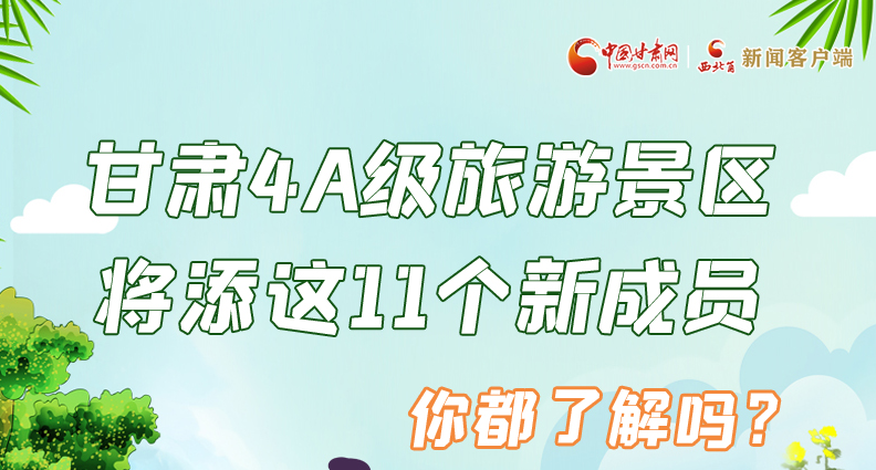 圖解|甘肅4A級旅游景區(qū)將添這11個新成員 你都了解嗎？