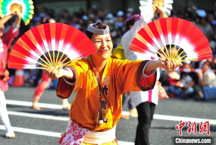 日本仙臺七夕祭。孫冉 攝